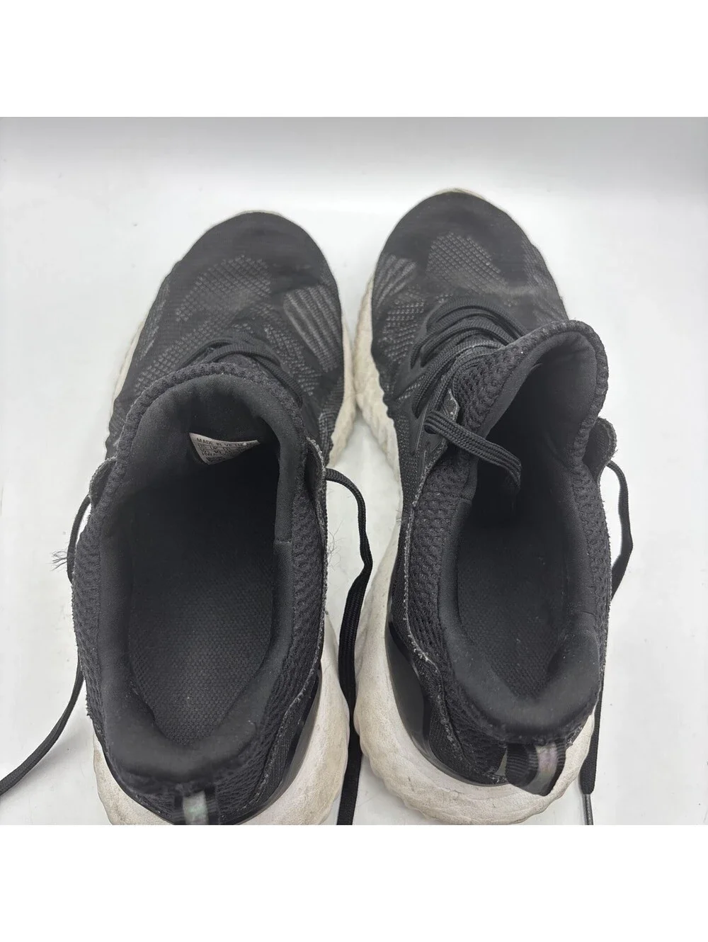 Adidas AlphaBounce Shoes Men's Size 10.5 Black Running Continental